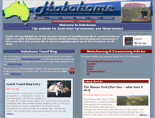 Tablet Screenshot of hobohome.com.au